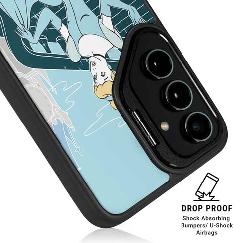 Disney Cinderella Stroke of Midnight Galaxy S25 Plus Kickstand Case