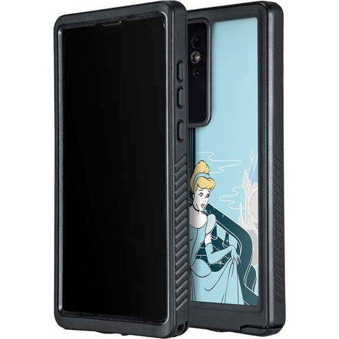 Disney Cinderella Stroke of Midnight Galaxy S24 Ultra Waterproof Case