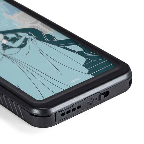 Disney Cinderella Stroke of Midnight Galaxy S24 Waterproof Case