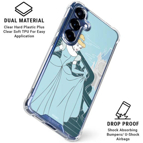 Disney Cinderella Stroke of Midnight Galaxy S25 Clear Case