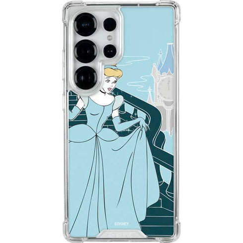 Disney Cinderella Stroke of Midnight Galaxy S25 Ultra Clear Case