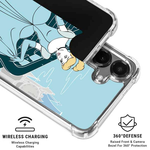 Disney Cinderella Stroke of Midnight Galaxy S26 Plus Clear Case