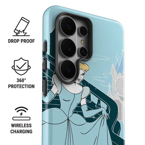 Disney Cinderella Stroke of Midnight Galaxy S26 Ultra Impact Case