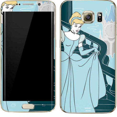 Disney Cinderella Stroke of Midnight Galaxy S7 Edge Skin