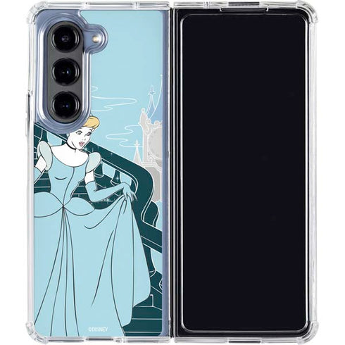 Disney Cinderella Stroke of Midnight Galaxy Z Fold5 5G Clear Case