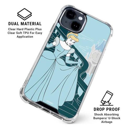 Disney Cinderella Stroke of Midnight iPhone 15 Clear Case