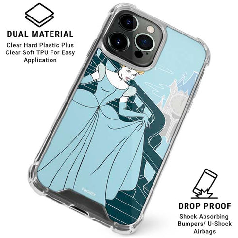 Disney Cinderella Stroke of Midnight iPhone 16 Pro Max Clear Case
