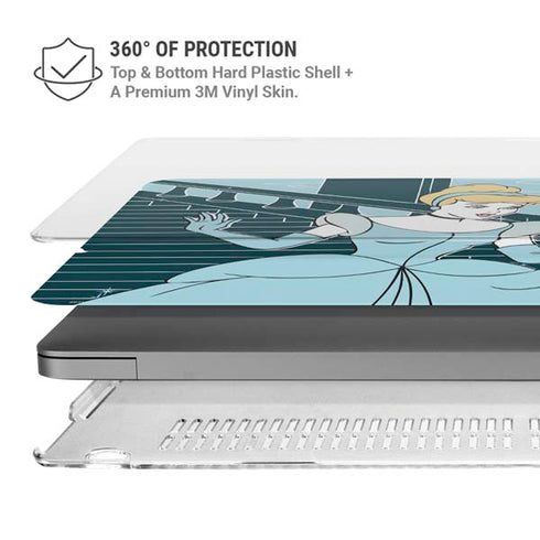 Disney Cinderella Stroke of Midnight MacBook Pro 14in (2021-24) Case plus Skin