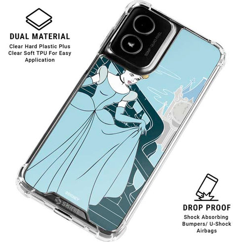 Disney Cinderella Stroke of Midnight Moto G Power 5G (2024) Clear Case