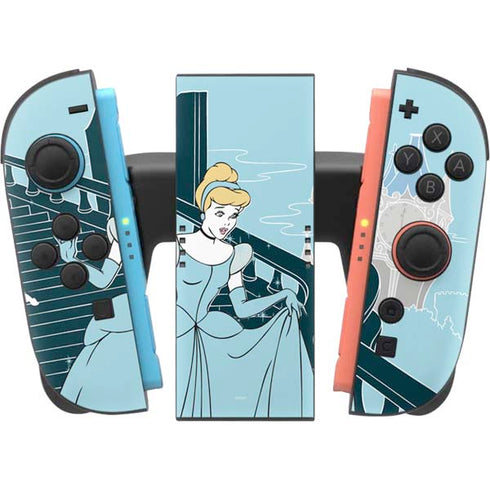 Disney Cinderella Stroke of Midnight Nintendo Switch 2 (2025) Joy-Con Controller Skin