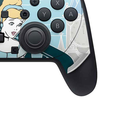 Disney Cinderella Stroke of Midnight Nintendo Switch 2 (2025) Pro Controller Skin