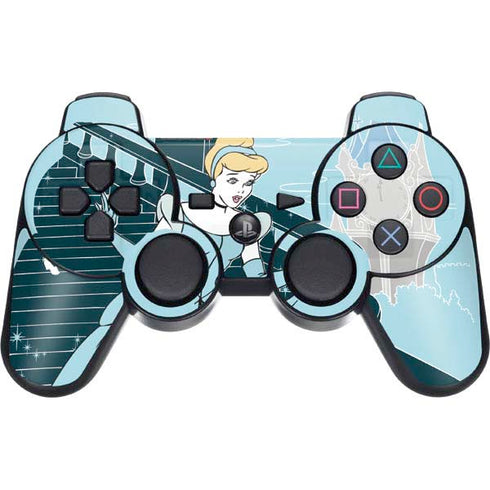 Disney Cinderella Stroke of Midnight PS3 Dual Shock wireless controller Skin