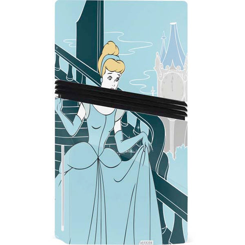 Disney Cinderella Stroke of Midnight PS5 Pro Disk Console Skin