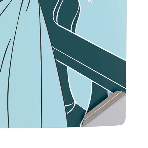 Disney Cinderella Stroke of Midnight PS5 Pro Disk Console Skin