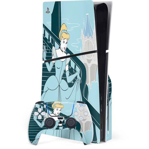Disney Cinderella Stroke of Midnight PlayStation PS5 Skins