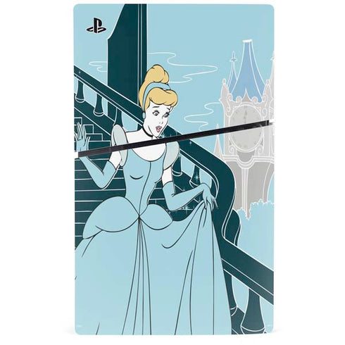 Disney Cinderella Stroke of Midnight PS5 Slim Digital Edition Console Skin