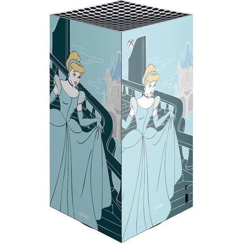Disney Cinderella Stroke of Midnight XBox Series X Digital Edition Console Skin