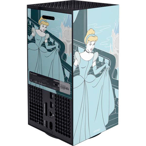 Disney Cinderella Stroke of Midnight XBox Series X Digital Edition Console Skin