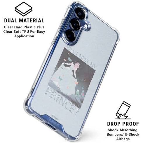 Disney Cinderella Will I Meet My Prince Galaxy S25 Plus Clear Case