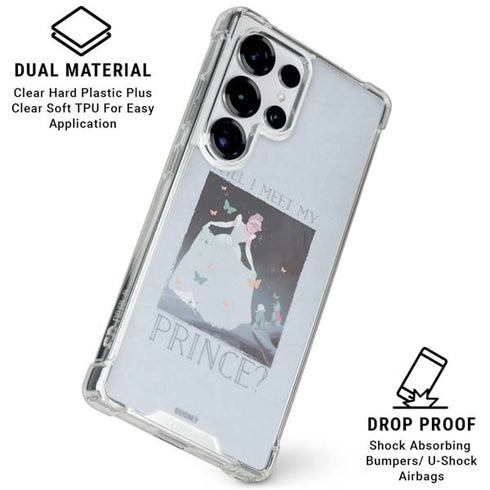 Disney Cinderella Will I Meet My Prince Galaxy S25 Ultra Clear Case