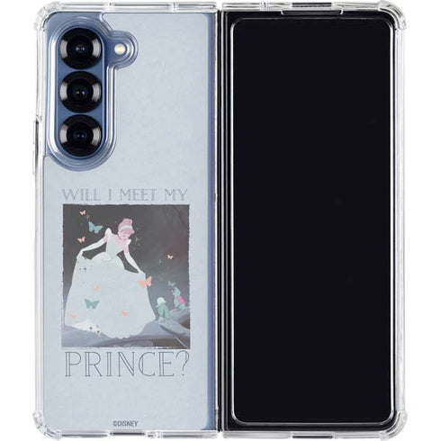 Disney Cinderella Will I Meet My Prince Galaxy Z Fold6 Clear Case