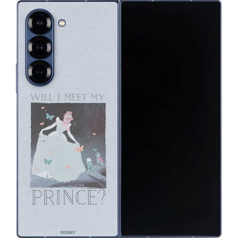 Disney Cinderella Will I Meet My Prince Galaxy Z Fold6 Skin