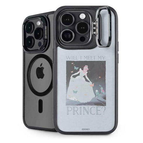 Disney Cinderella Will I Meet My Prince iPhone 15 Pro Max Kickstand Case