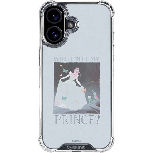 Disney Cinderella Will I Meet My Prince iPhone 16 Clear Case