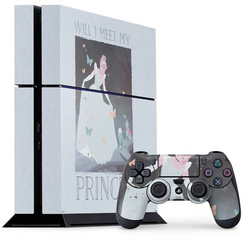 Disney Cinderella Will I Meet My Prince PS4 Console and Controller Bundle Skin