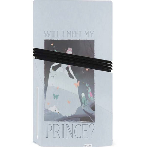 Disney Cinderella Will I Meet My Prince PS5 Pro Disk Console Skin