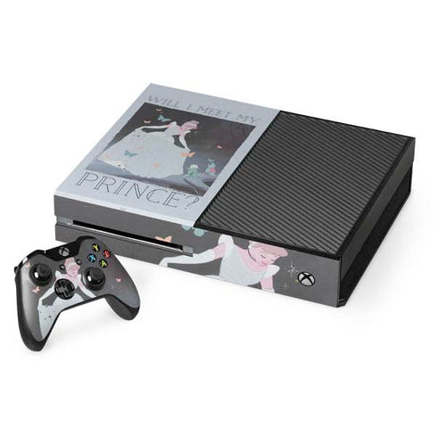 Disney Cinderella Will I Meet My Prince Xbox One Console and Controller Bundle Skin