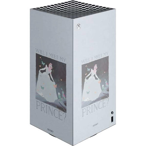 Disney Cinderella Will I Meet My Prince XBox Series X Digital Edition Console Skin