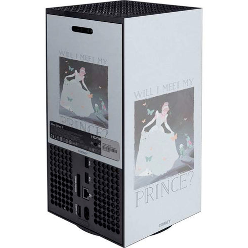 Disney Cinderella Will I Meet My Prince XBox Series X Digital Edition Console Skin