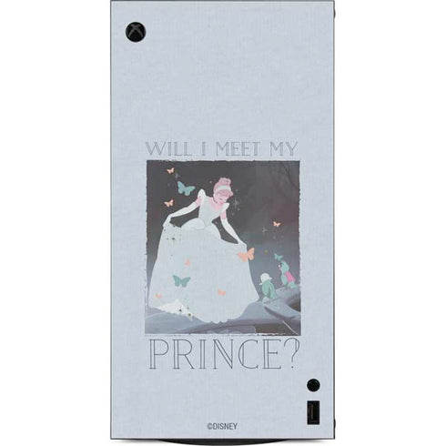 Disney Cinderella Will I Meet My Prince XBox Series X Digital Edition Console Skin