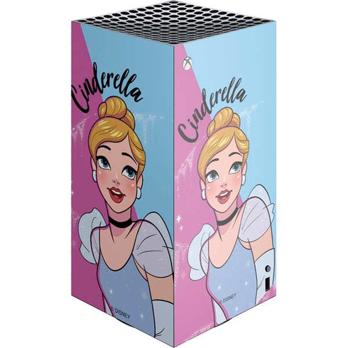 Disney Princess Cinderella Art XBox Series X Digital Edition Console Skin