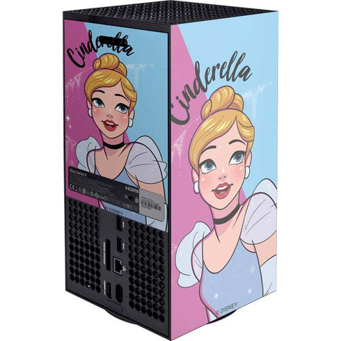 Disney Princess Cinderella Art XBox Series X Digital Edition Console Skin