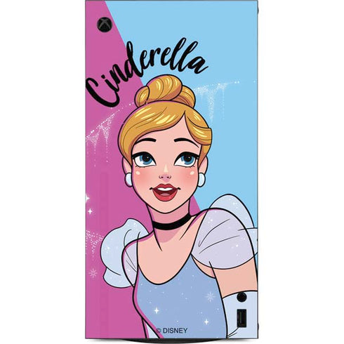 Disney Princess Cinderella Art XBox Series X Digital Edition Console Skin