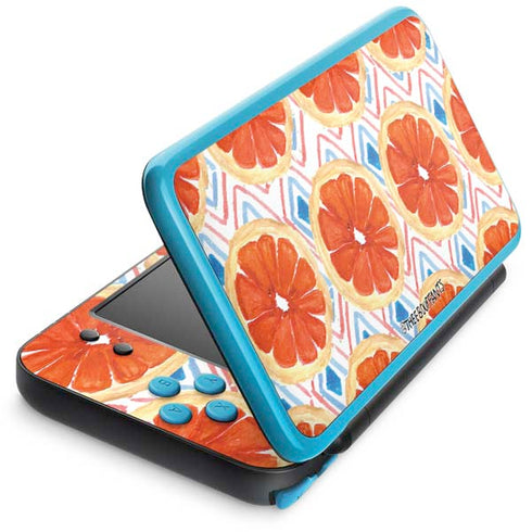 Bouffants and Broken Hearts Citrus Geo Nintendo 2DS XL (2017) Skin