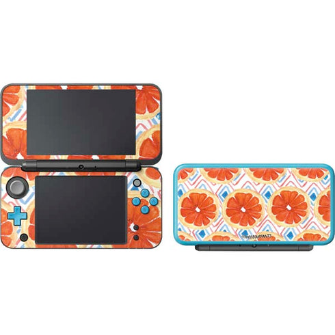 Bouffants and Broken Hearts Citrus Geo Nintendo 2DS XL (2017) Skin