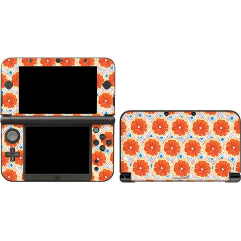Bouffants and Broken Hearts Citrus Geo 3DS XL 2015 Skin