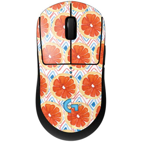 Bouffants and Broken Hearts Citrus Geo G Pro Wireless Gaming Mouse Skin