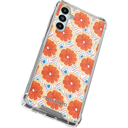 Bouffants and Broken Hearts Citrus Geo Gabb Phone 4 Clear Case
