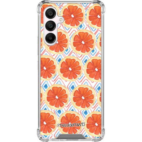 Bouffants and Broken Hearts Citrus Geo Galaxy A16 5G Clear Case