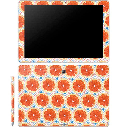 Bouffants and Broken Hearts Citrus Geo Galaxy Book 12in Skin