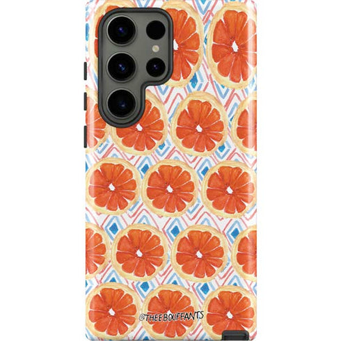 Bouffants and Broken Hearts Citrus Geo Galaxy S23 Ultra Pro Case