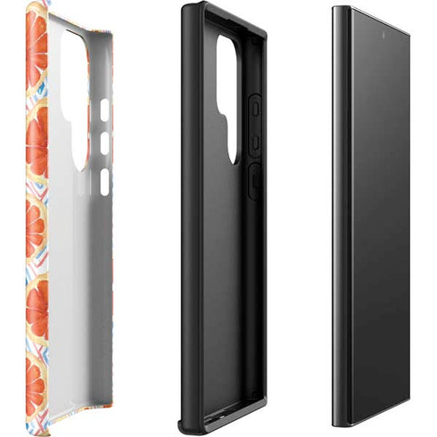Bouffants and Broken Hearts Citrus Geo Galaxy S23 Ultra Pro Case