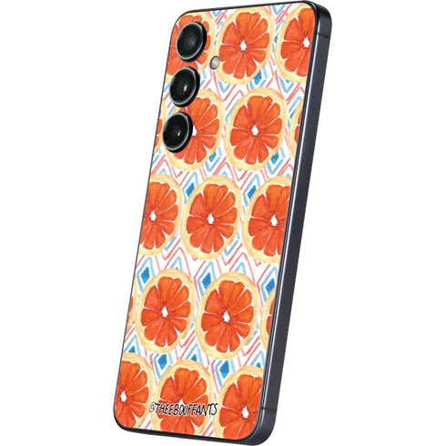 Bouffants and Broken Hearts Citrus Geo Galaxy S25 Plus Skin