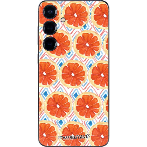 Bouffants and Broken Hearts Citrus Geo Galaxy S25 Skin