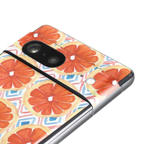 Bouffants and Broken Hearts Citrus Geo Pixel Skins