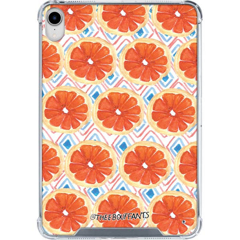 Bouffants and Broken Hearts Citrus Geo iPad 11th Gen (2025) Clear Case